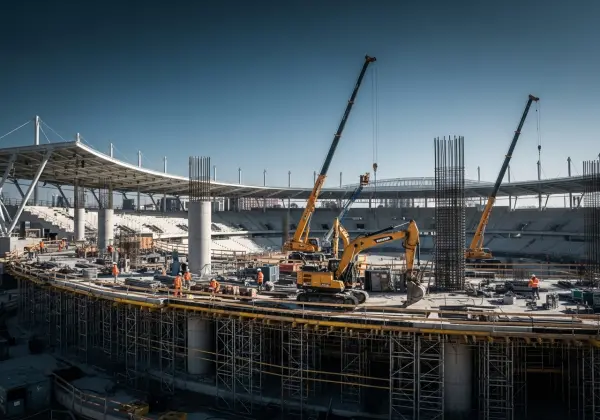Aperto de mãos fechando um negócio no setor da construção civil
